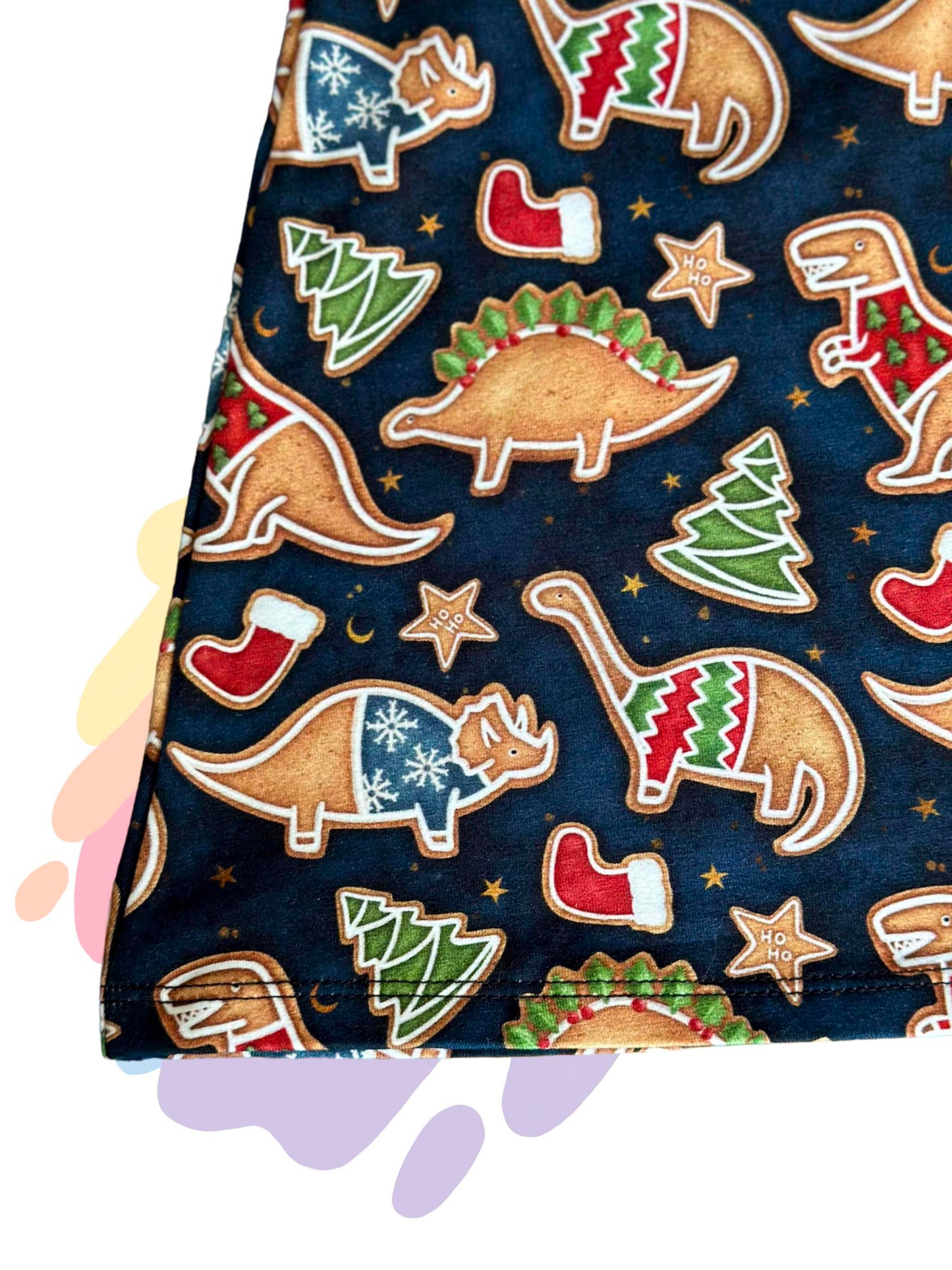 Dinosaur Christmas cookies - Aline dress