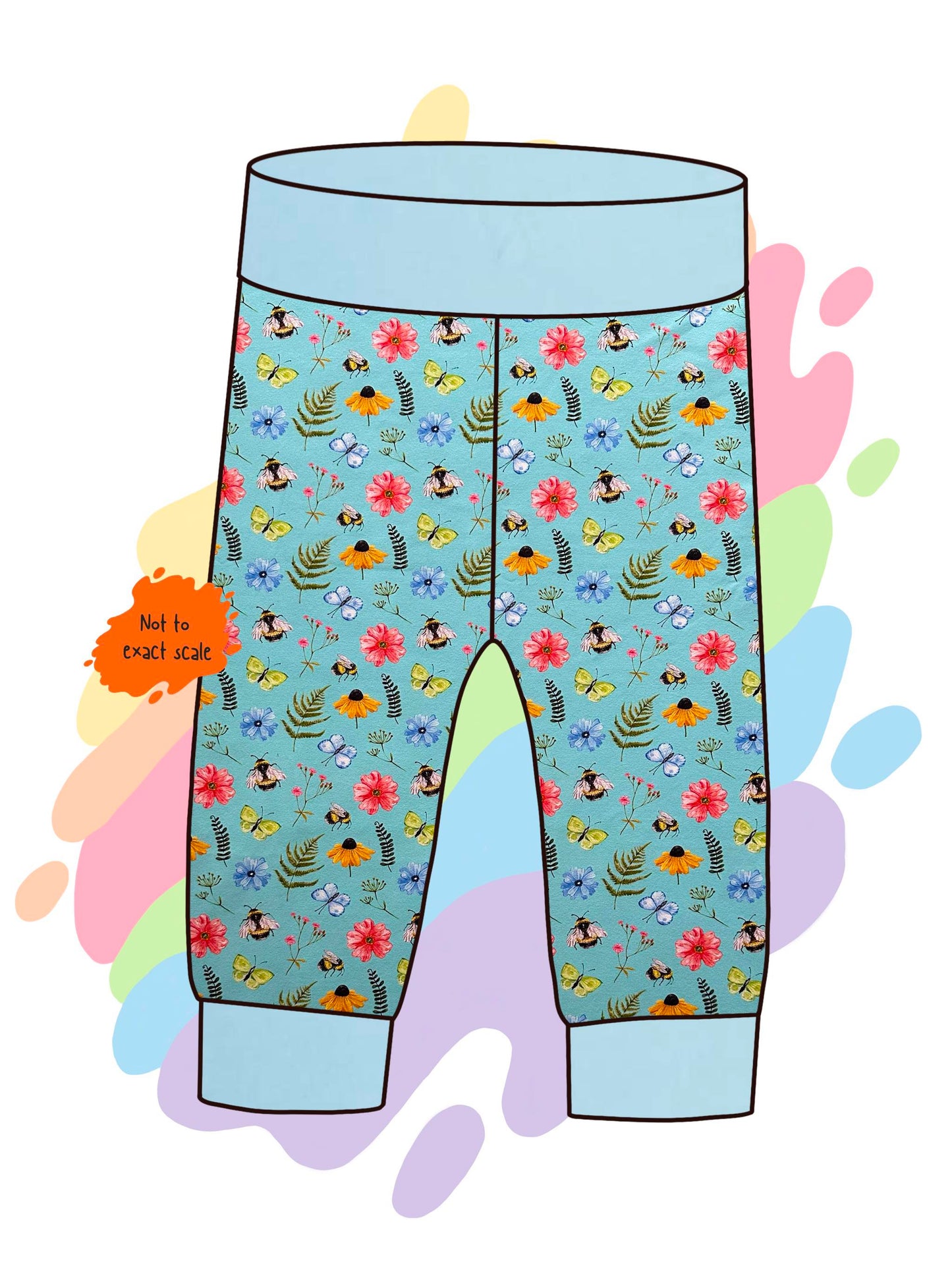 Floral Bees - Joggers