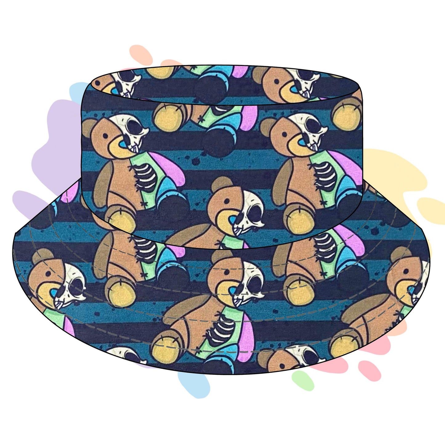 Zombear - Reversable bucket hat