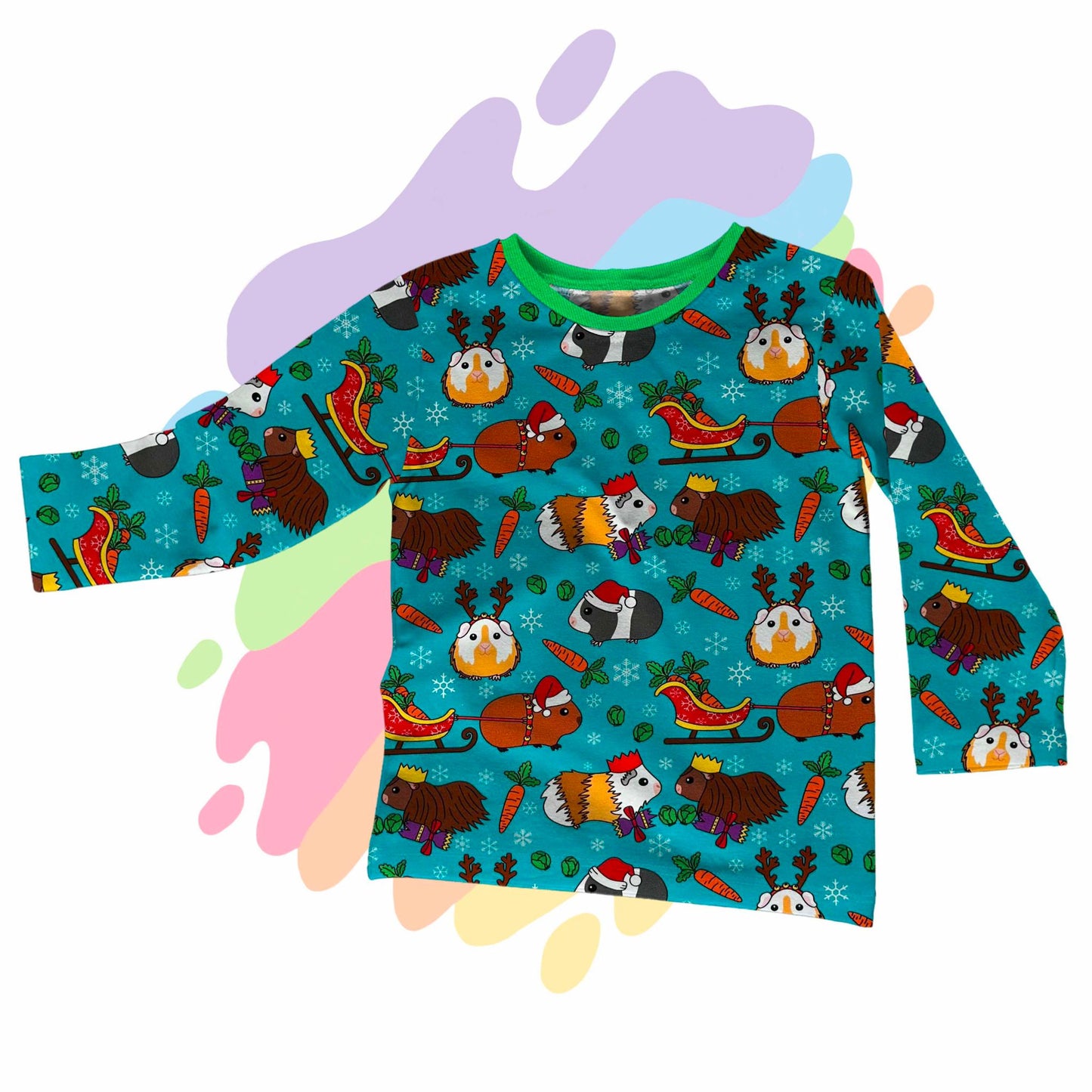 Guinea pig Christmas party - T-Shirt