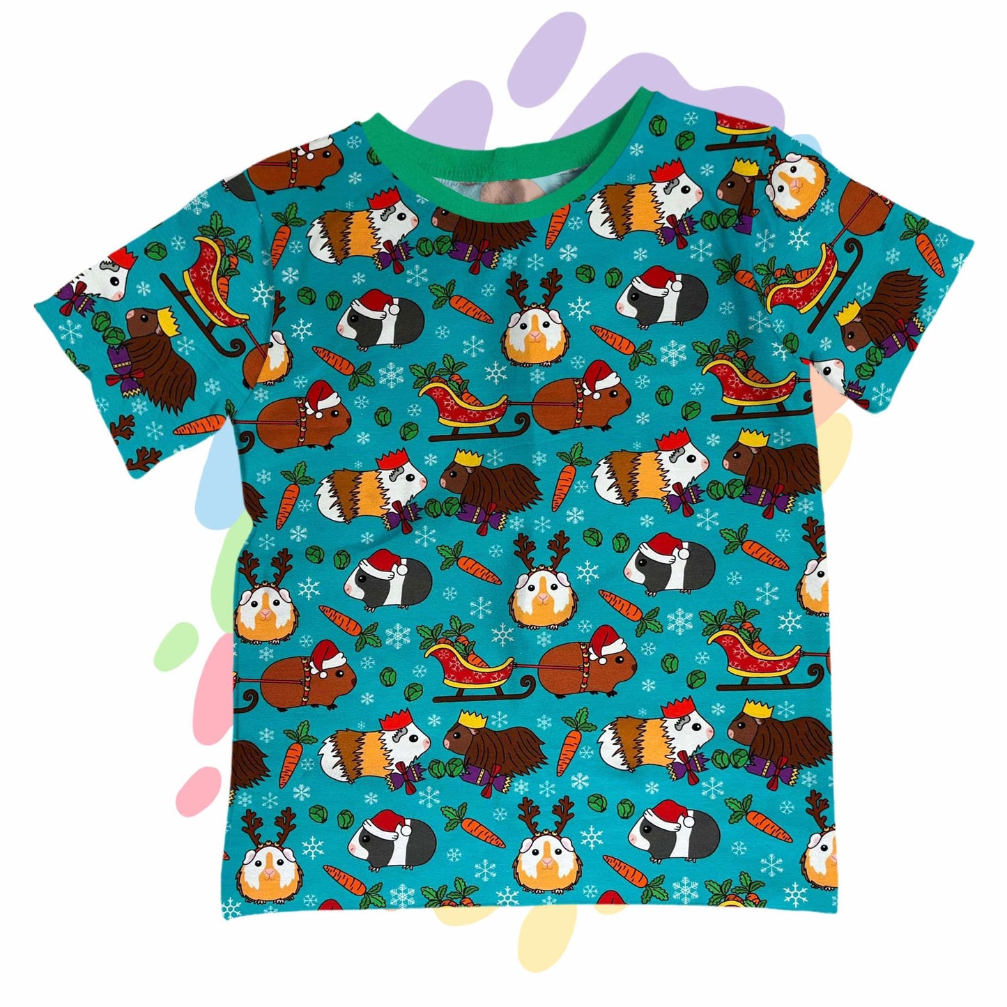 Guinea pig Christmas party - T-Shirt