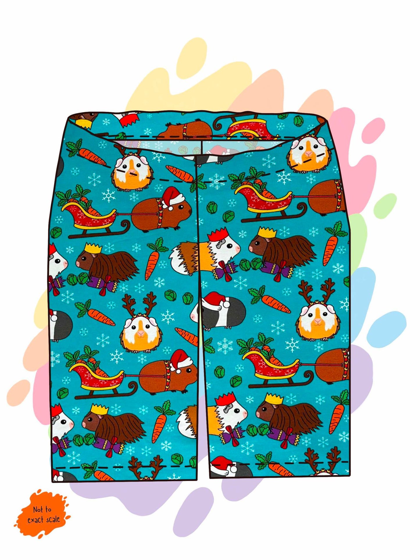 Guinea pig Christmas party - Shorts