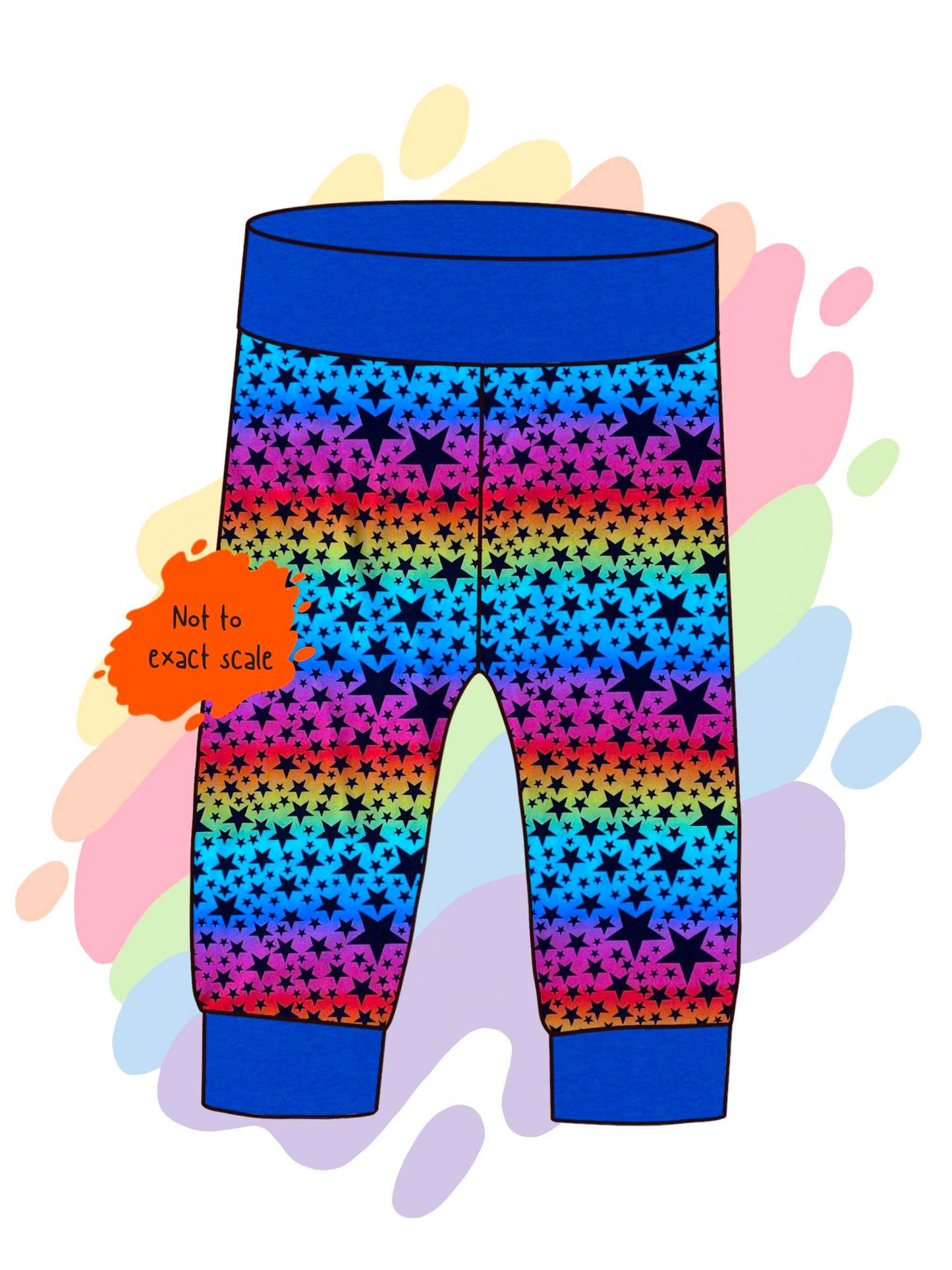 Rainbow stars - Joggers