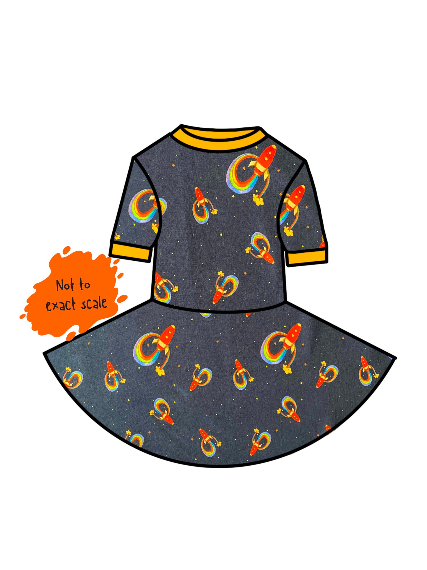 Rainbow rockets - Spin dress