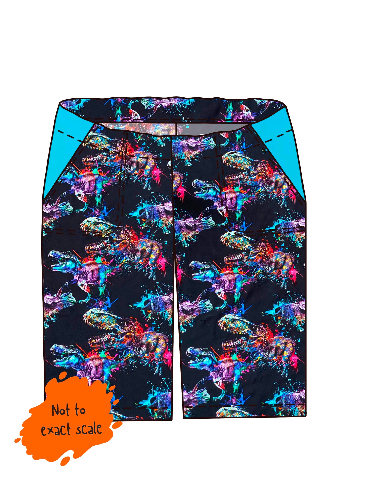 Dinosaur splat - Shorts
