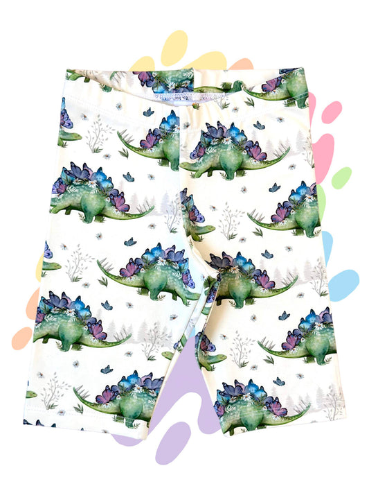 Dinosaur Flora -Cycling style shorts