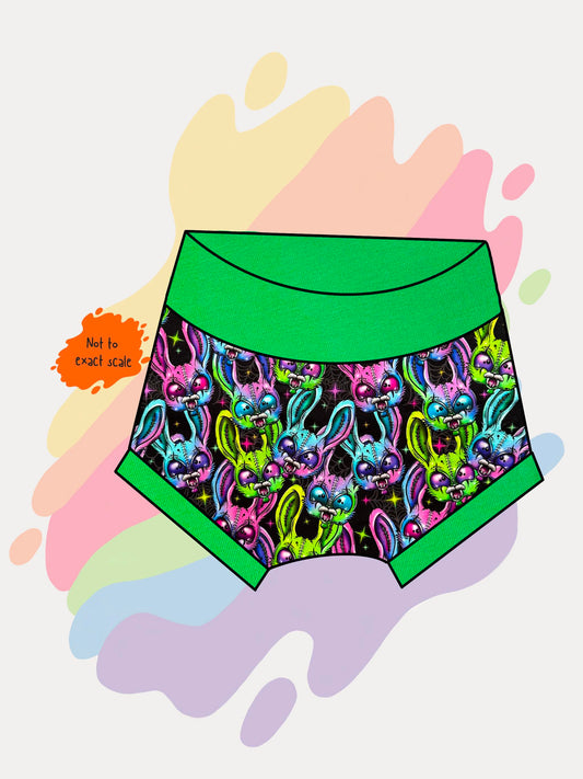 Zombie bunny - Bummies shorts