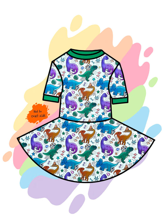 Cute dinos - Spin dress