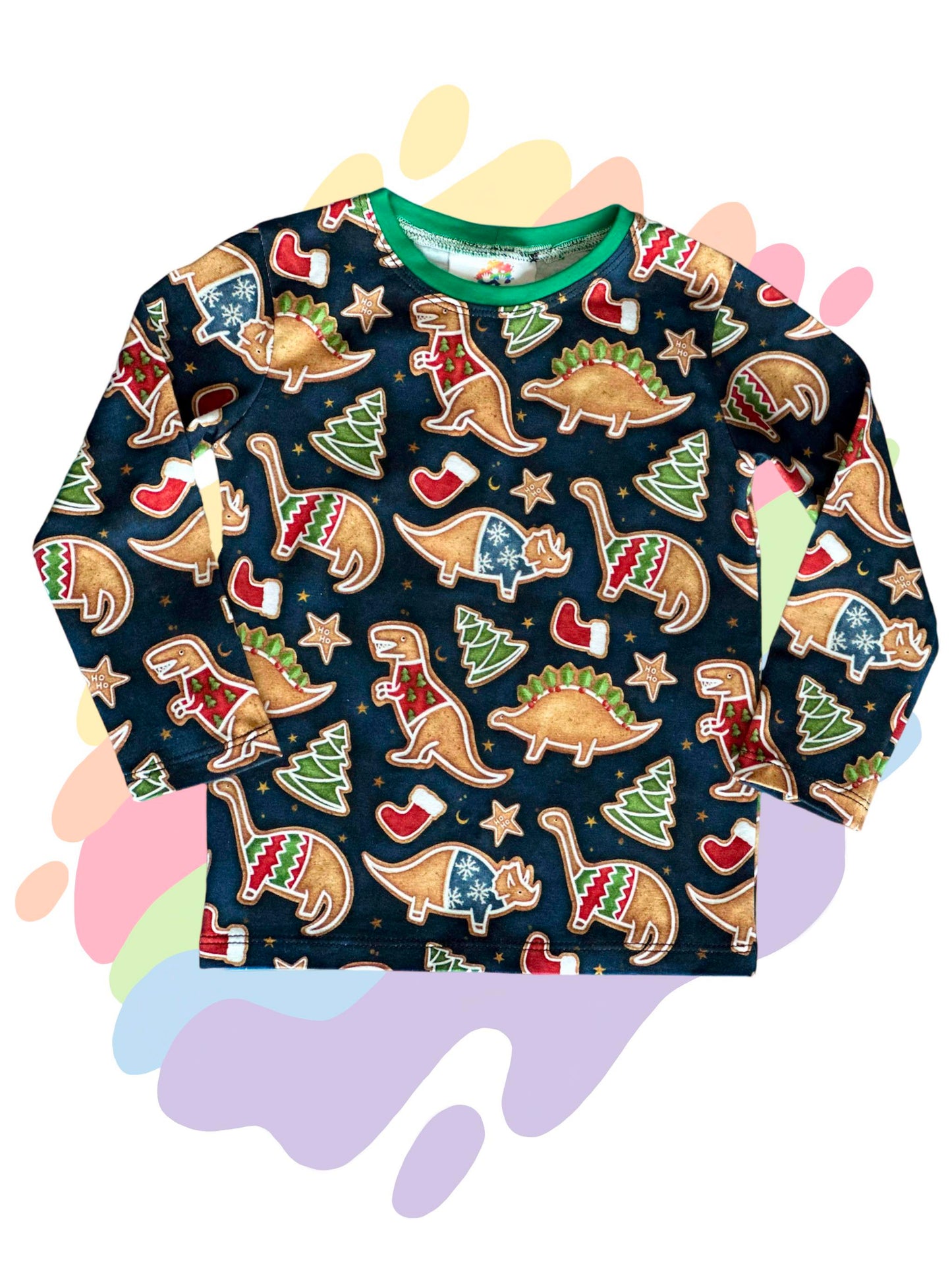 Dinosaur Christmas cookies - T-Shirt