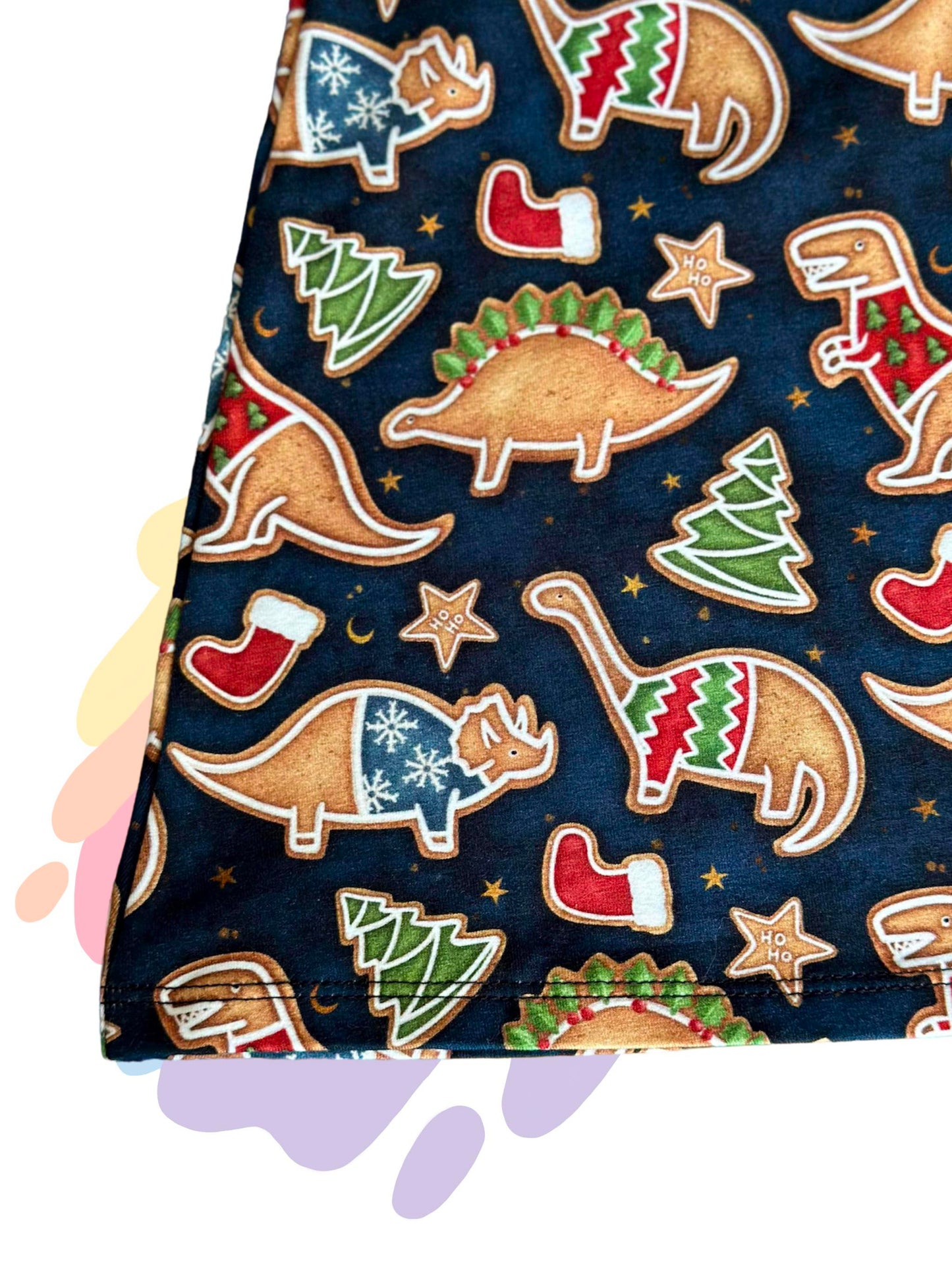 Dinosaur Christmas cookies  - Aline dress