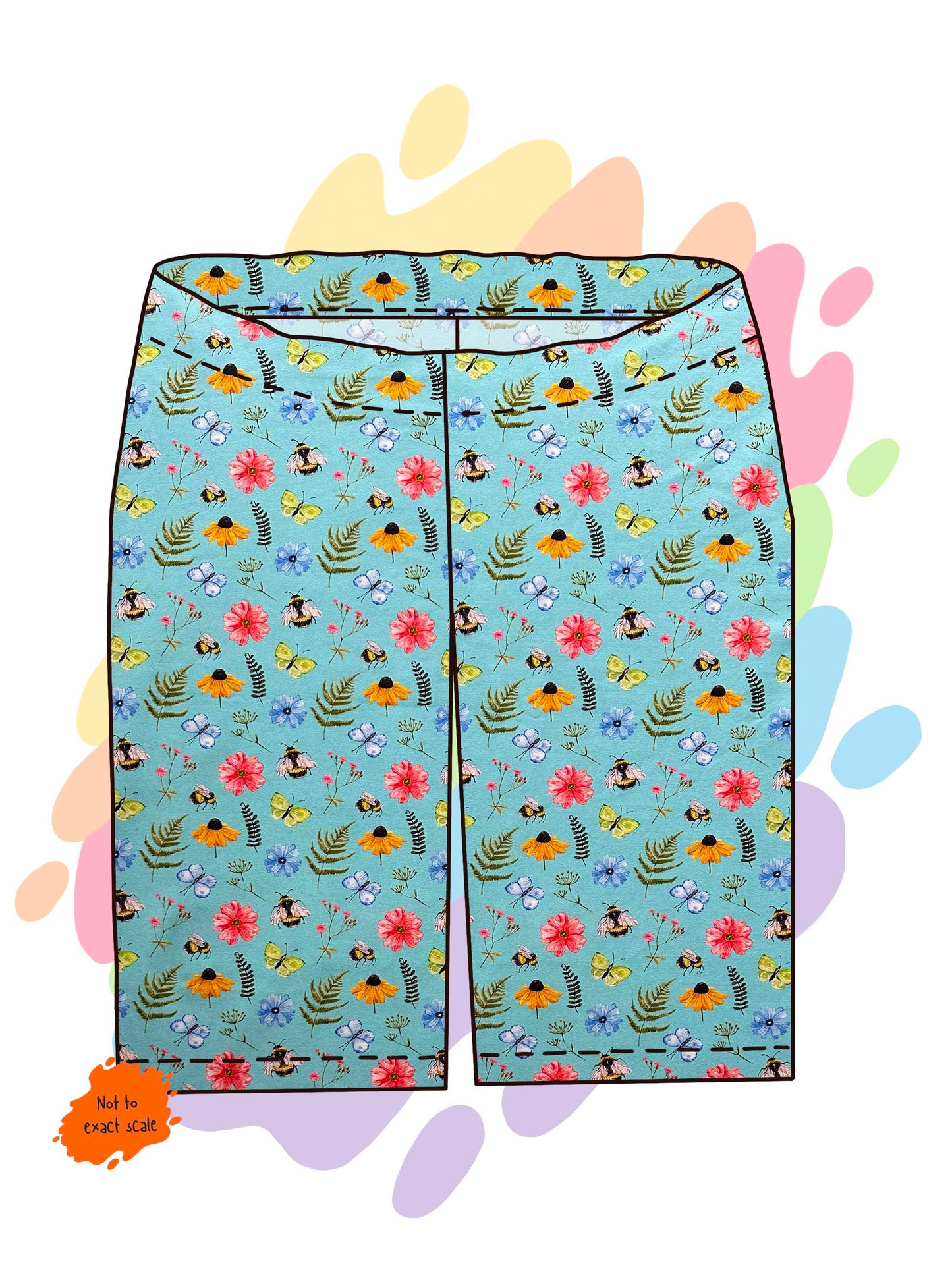 Floral Bees - Shorts