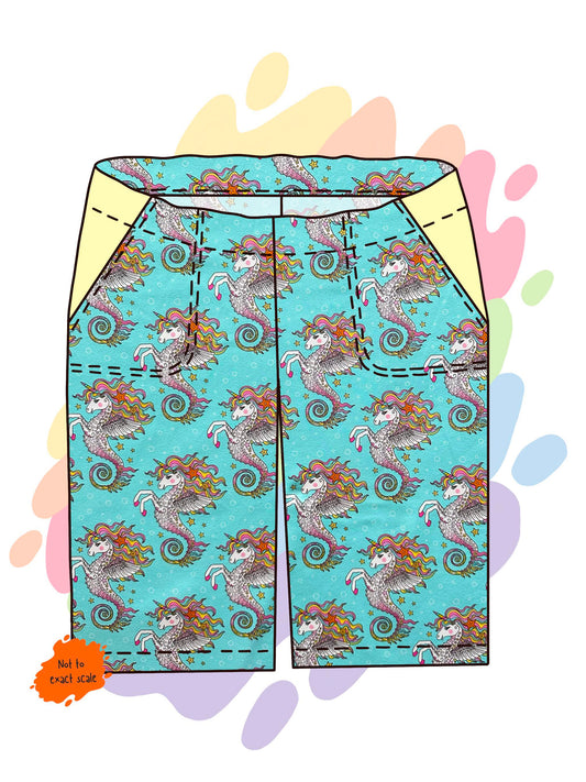 Sea Unicorn - Shorts