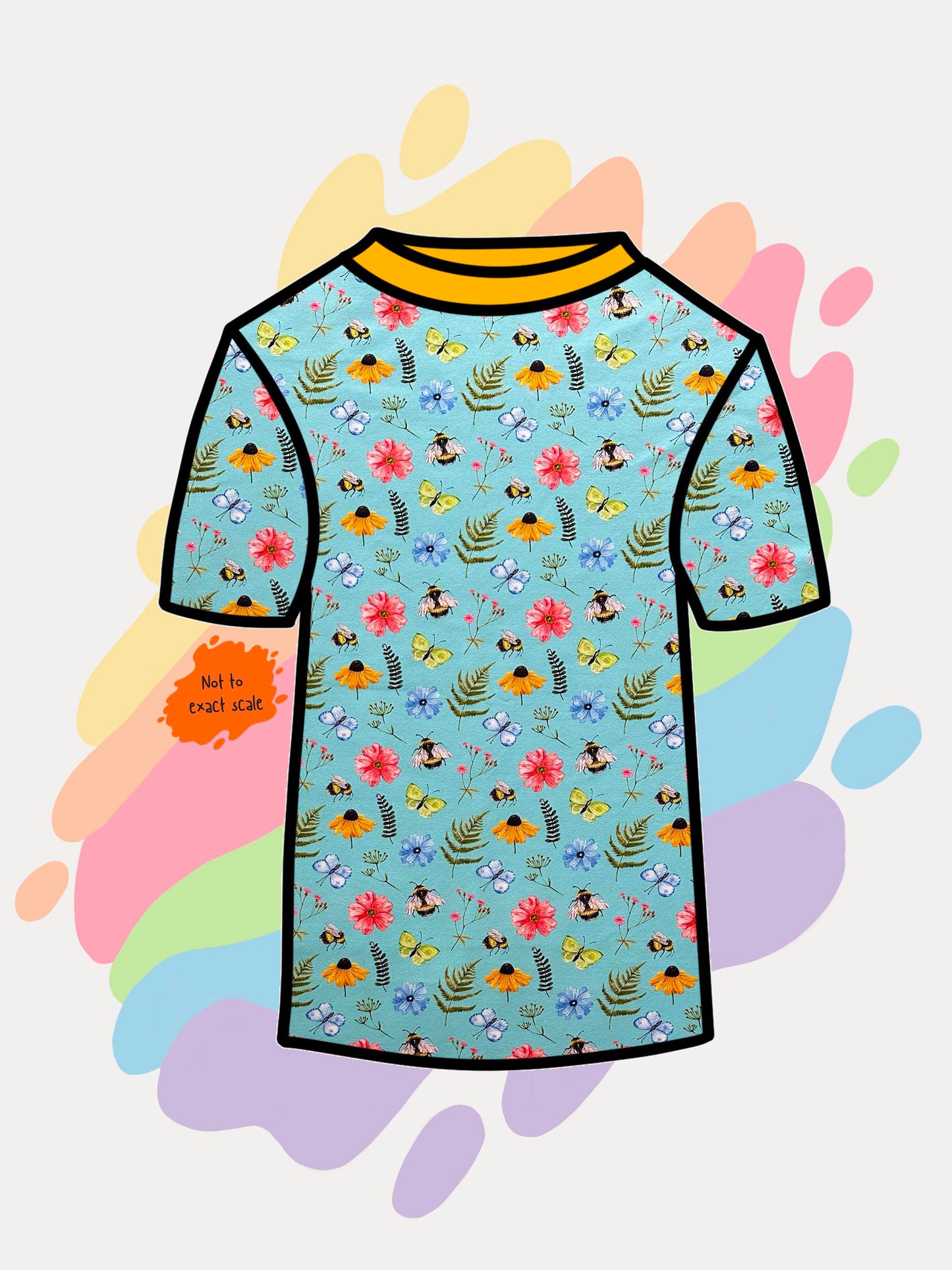 Floral Bees - T-Shirt