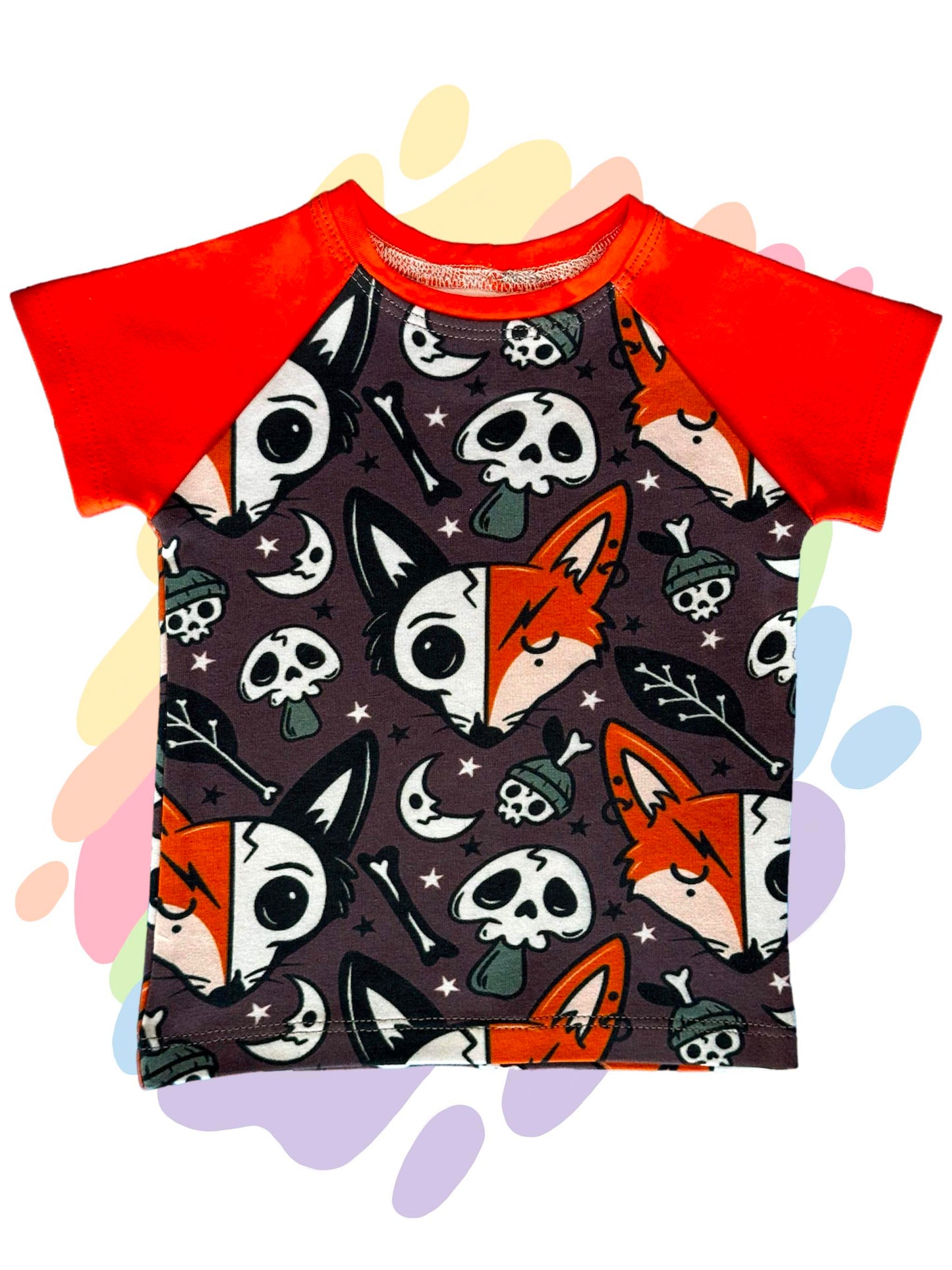 Fox skull - Raglan T-Shirt