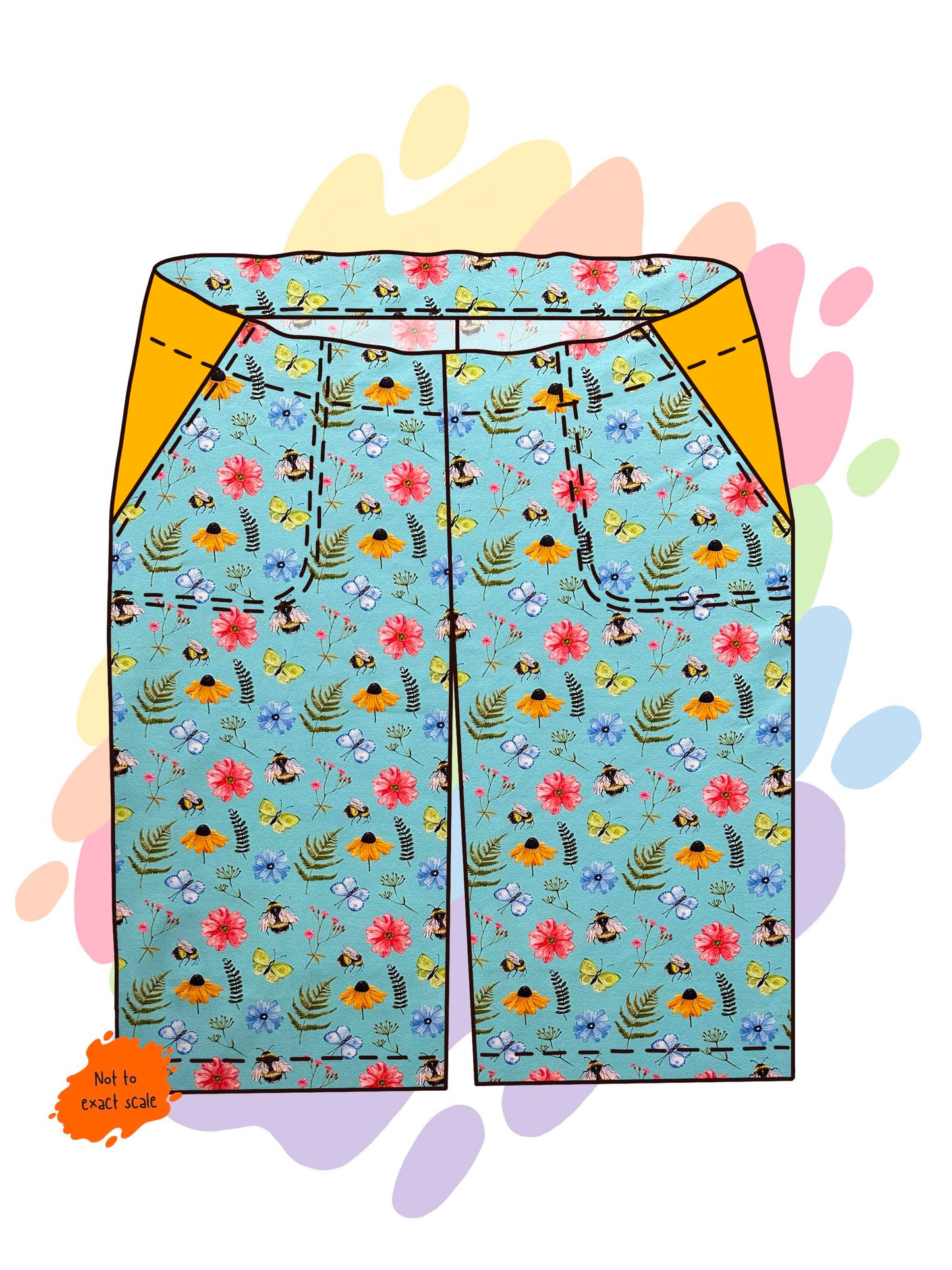 Floral Bees - Shorts