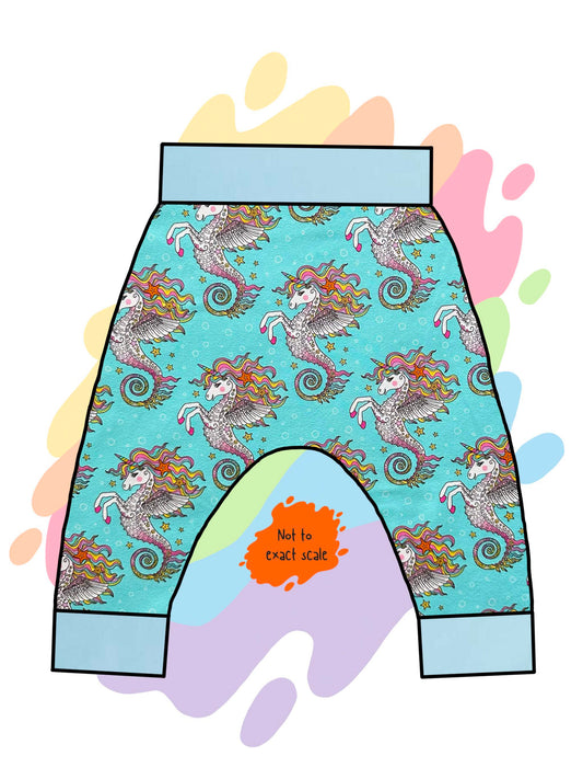 Sea Unicorn - Harem pants