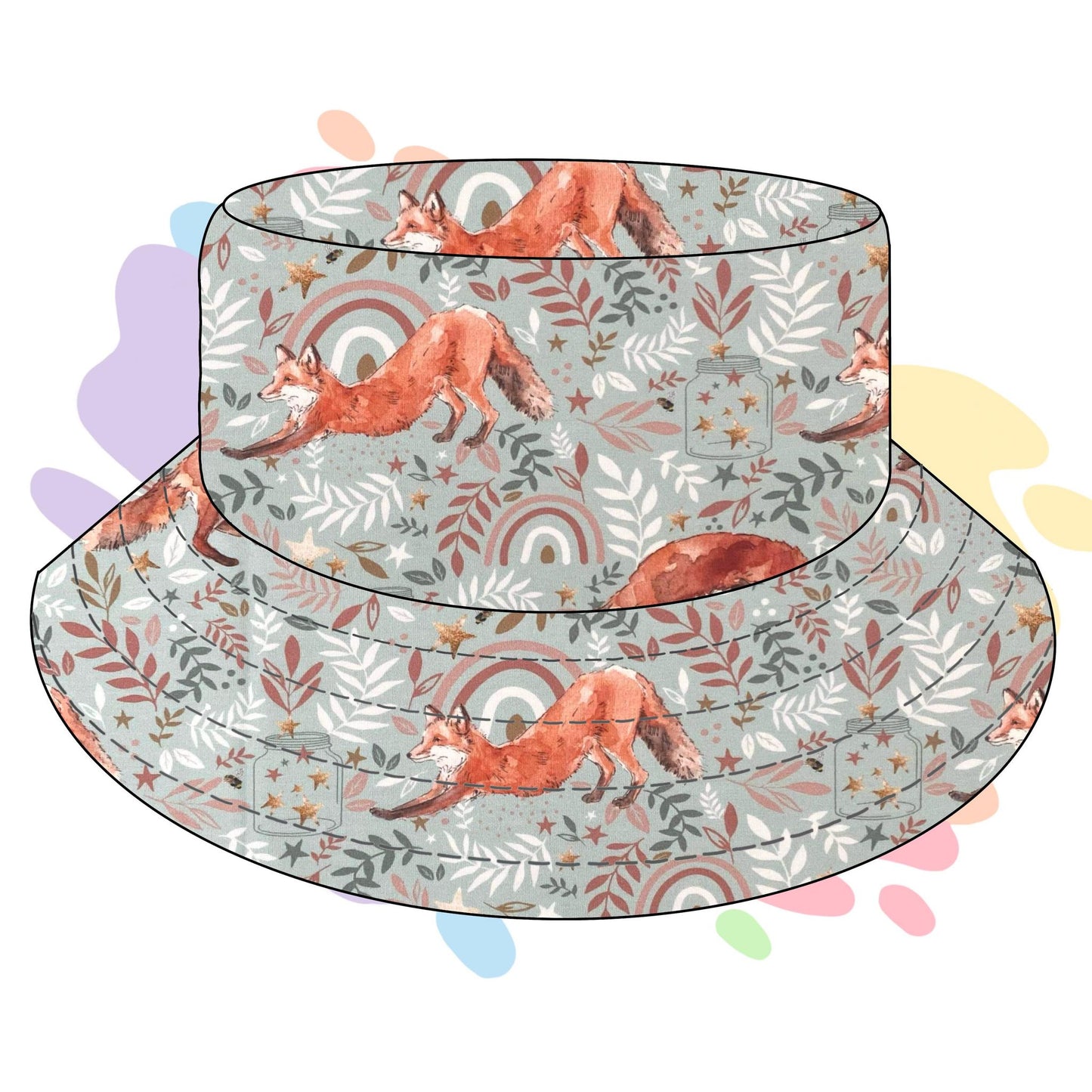 Fox - Reversable bucket hat