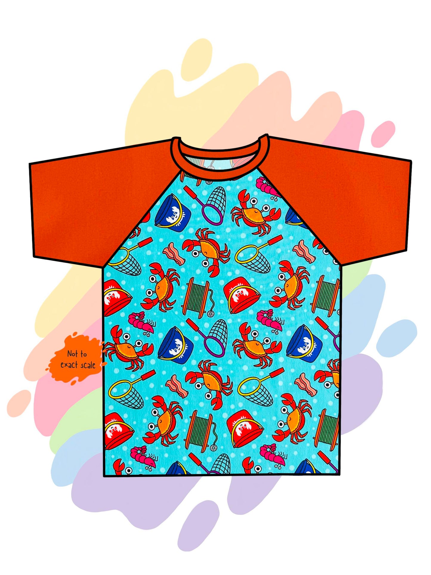 Crabbing - Raglan T-Shirt