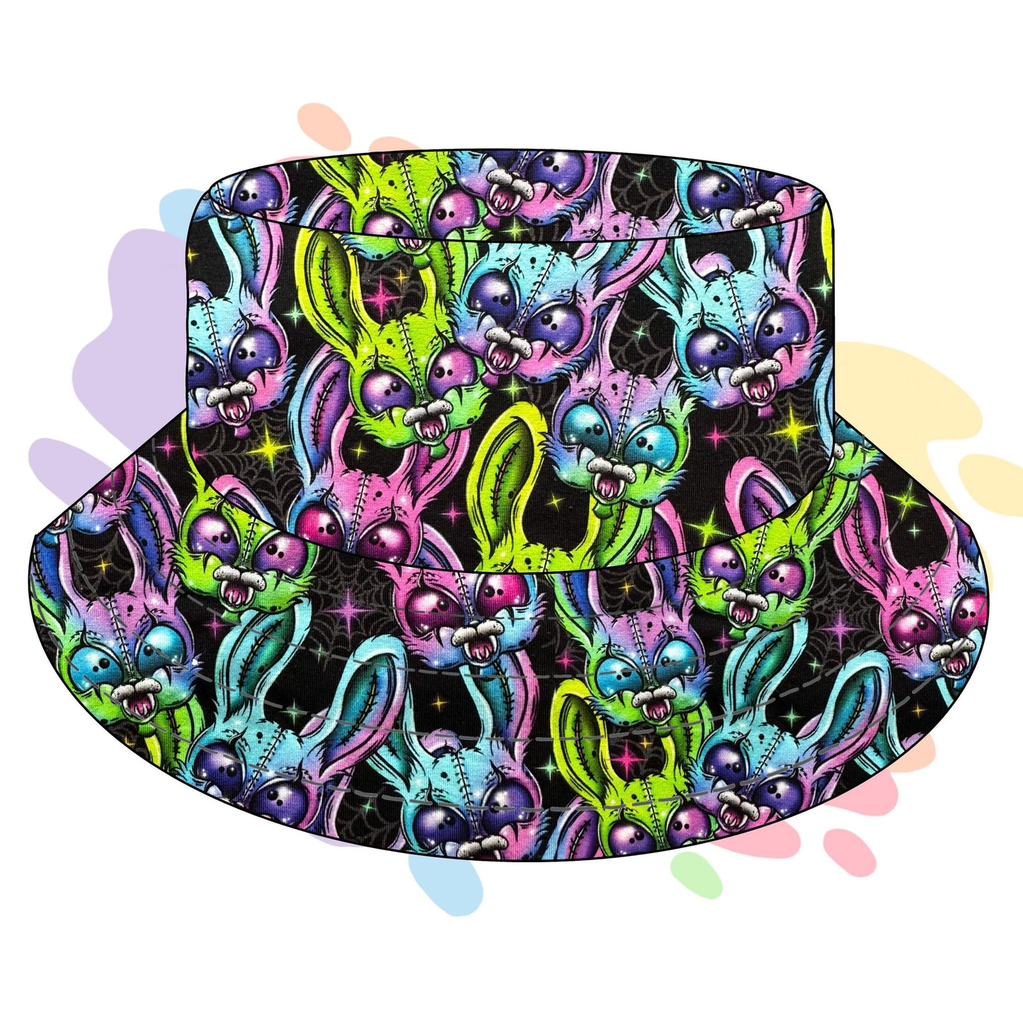 Zombie bunny - Reversable bucket hat