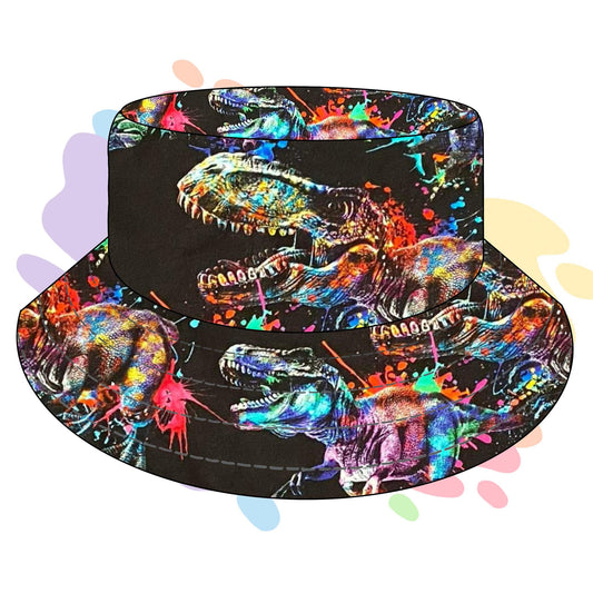 Dinosaur splat - Reversable bucket hat