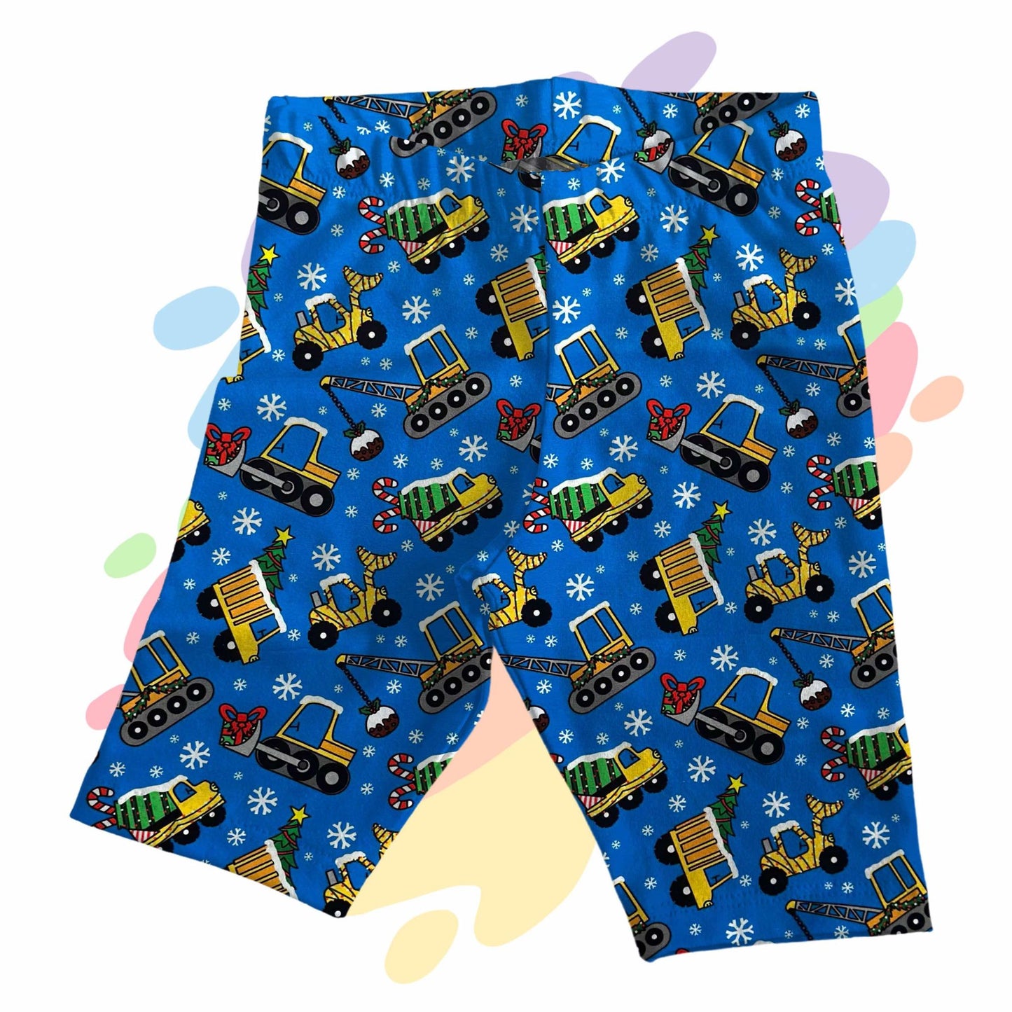 Christmas trucks - Cycling style shorts