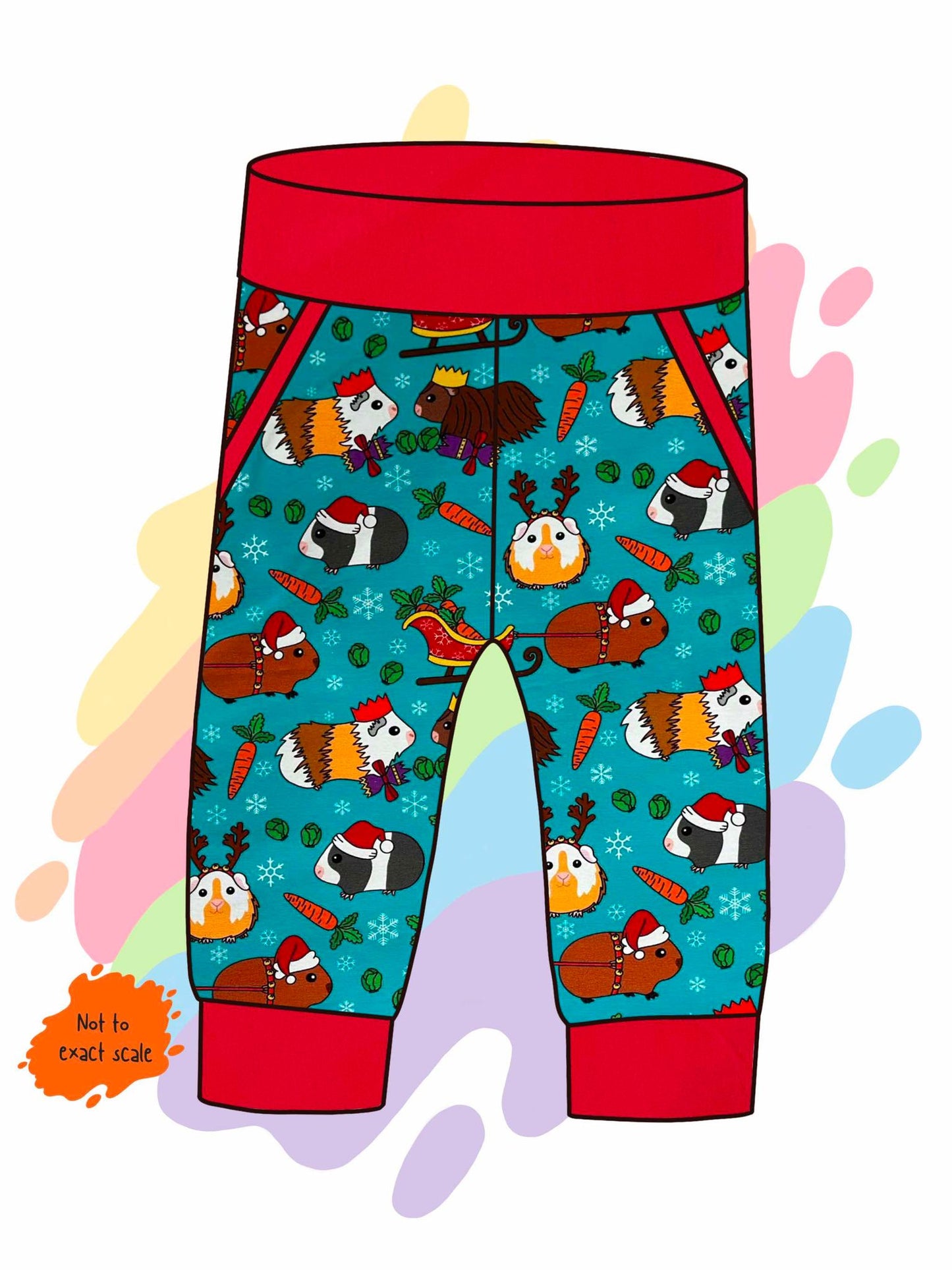 Guinea pig Christmas party  - Joggers