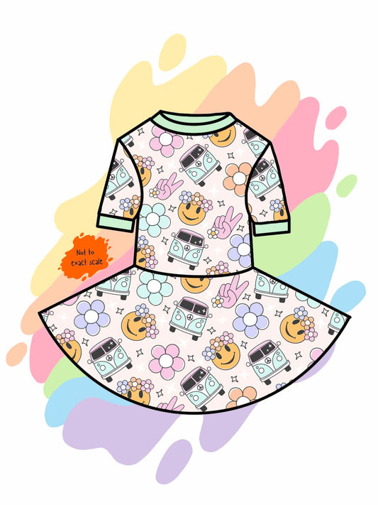 Flower power - Spin dress