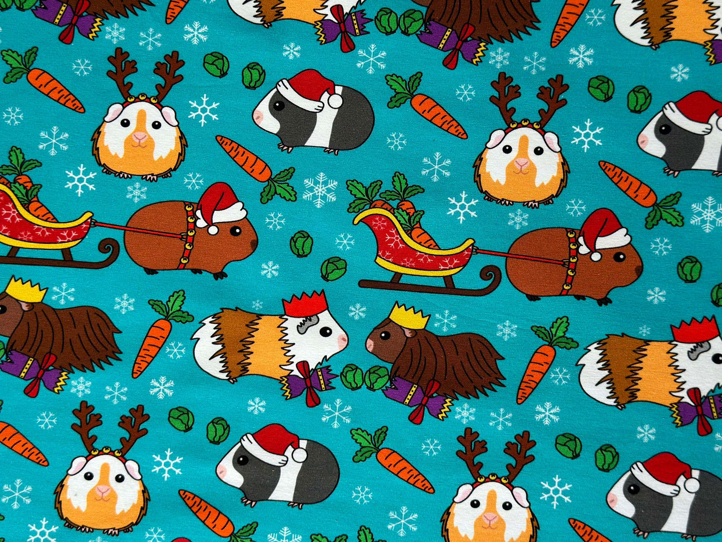 Guinea pig Christmas party  - Leggings