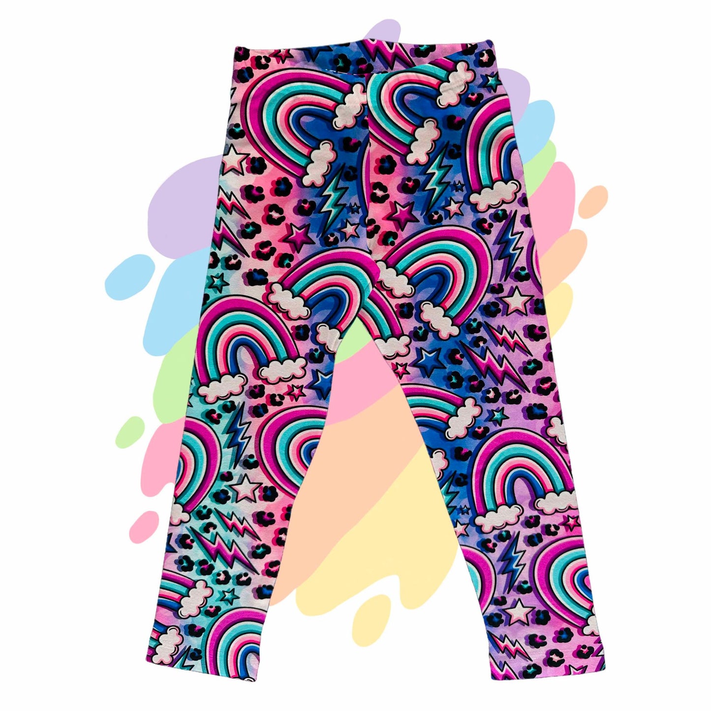 Pastel riainbow - Leggings