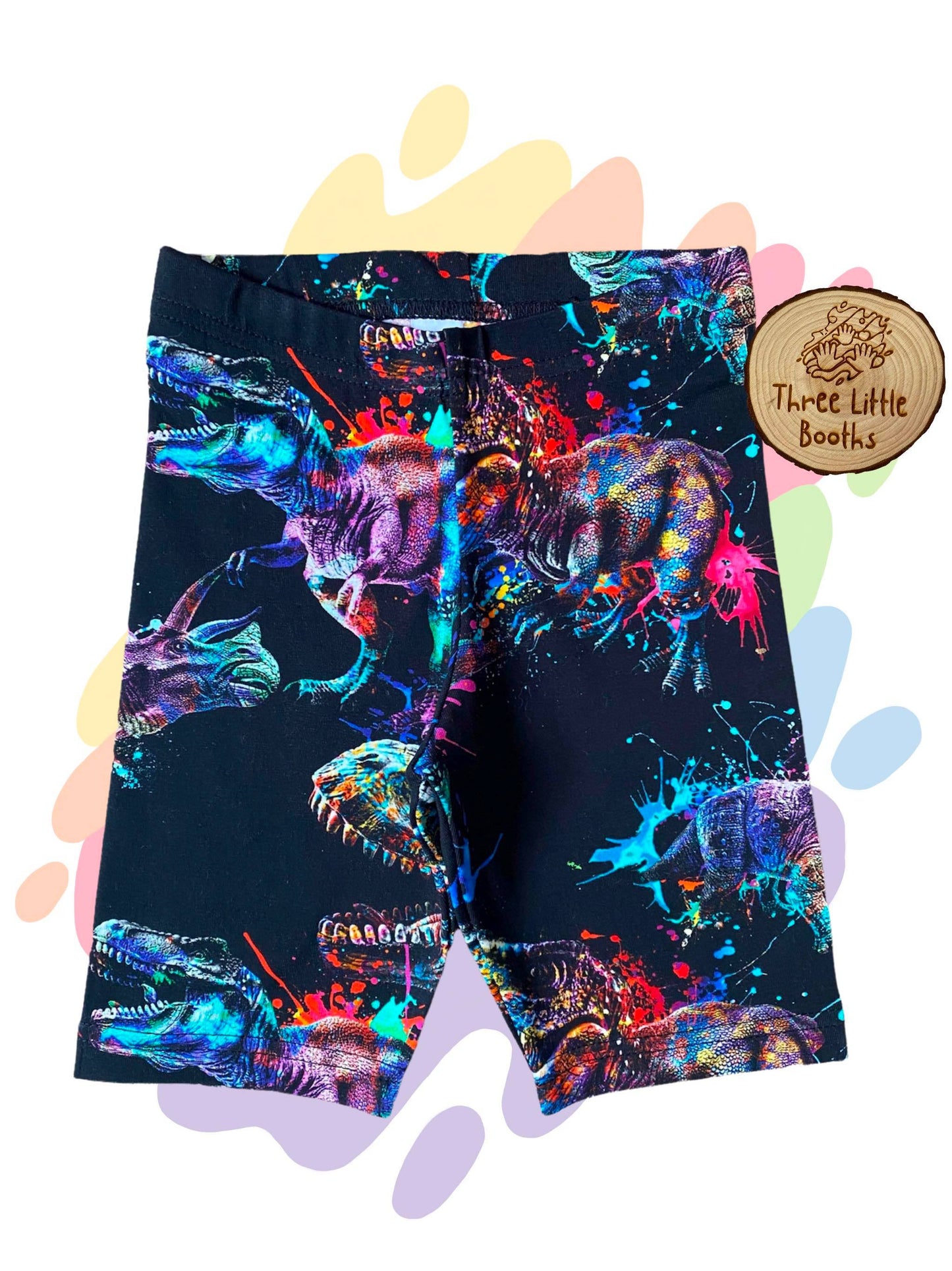 Dinosaur splat - Cycling style shorts