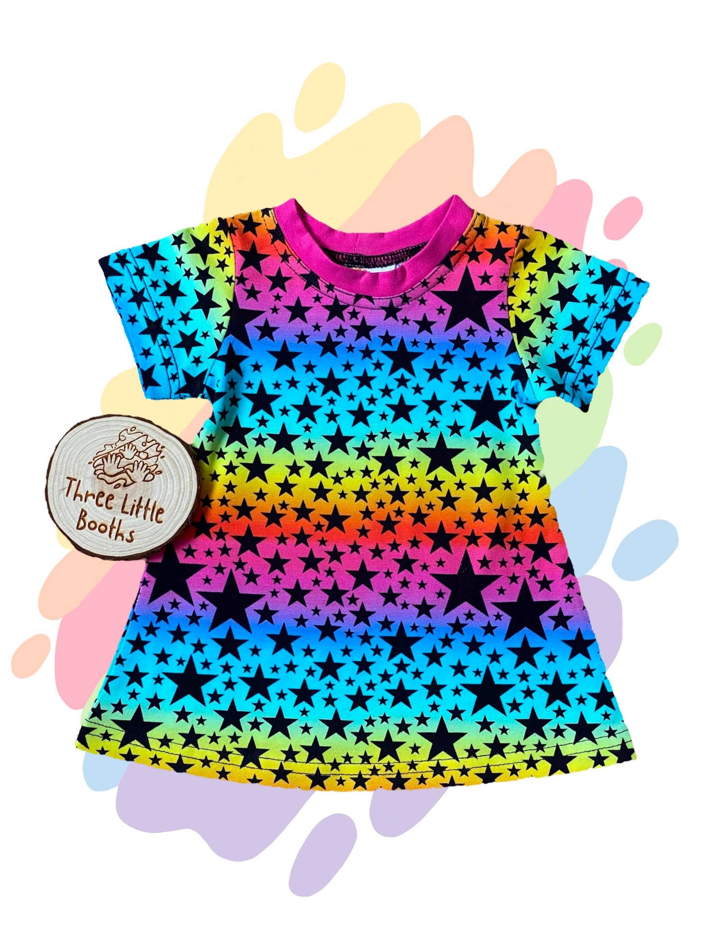 Rainbow stars - Aline dress