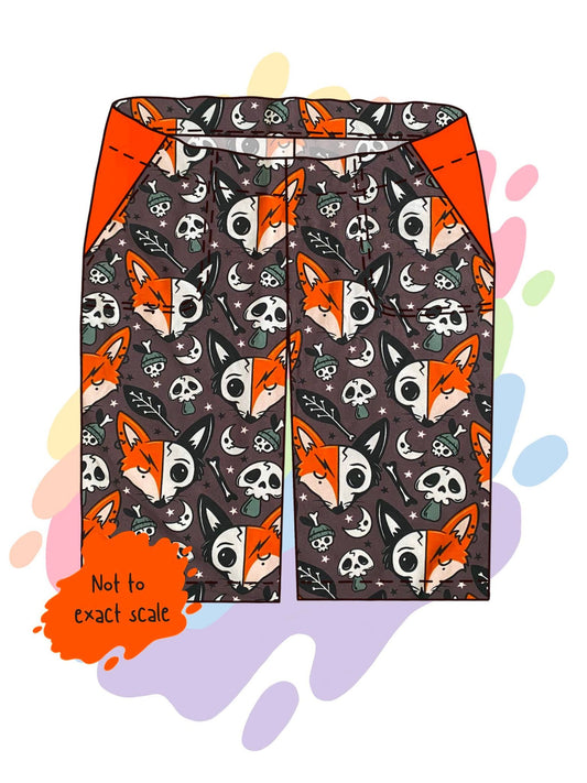 Fox skull - Shorts