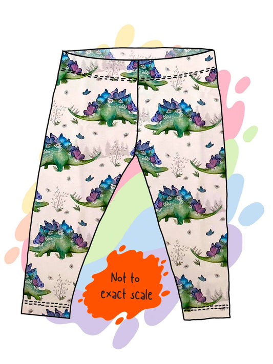 Dinosaur Flora - Leggings