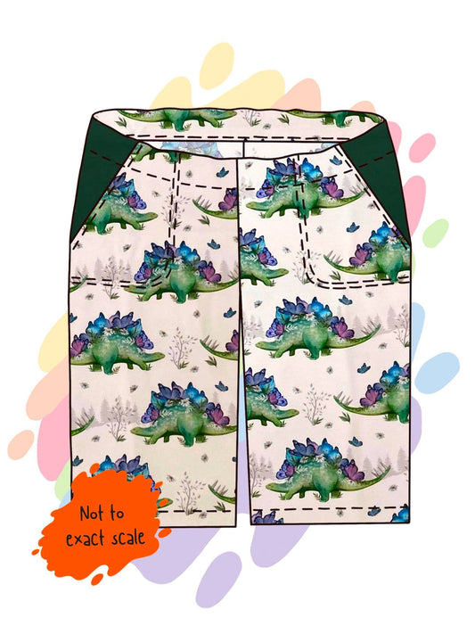 Dinosaur Flora - Shorts
