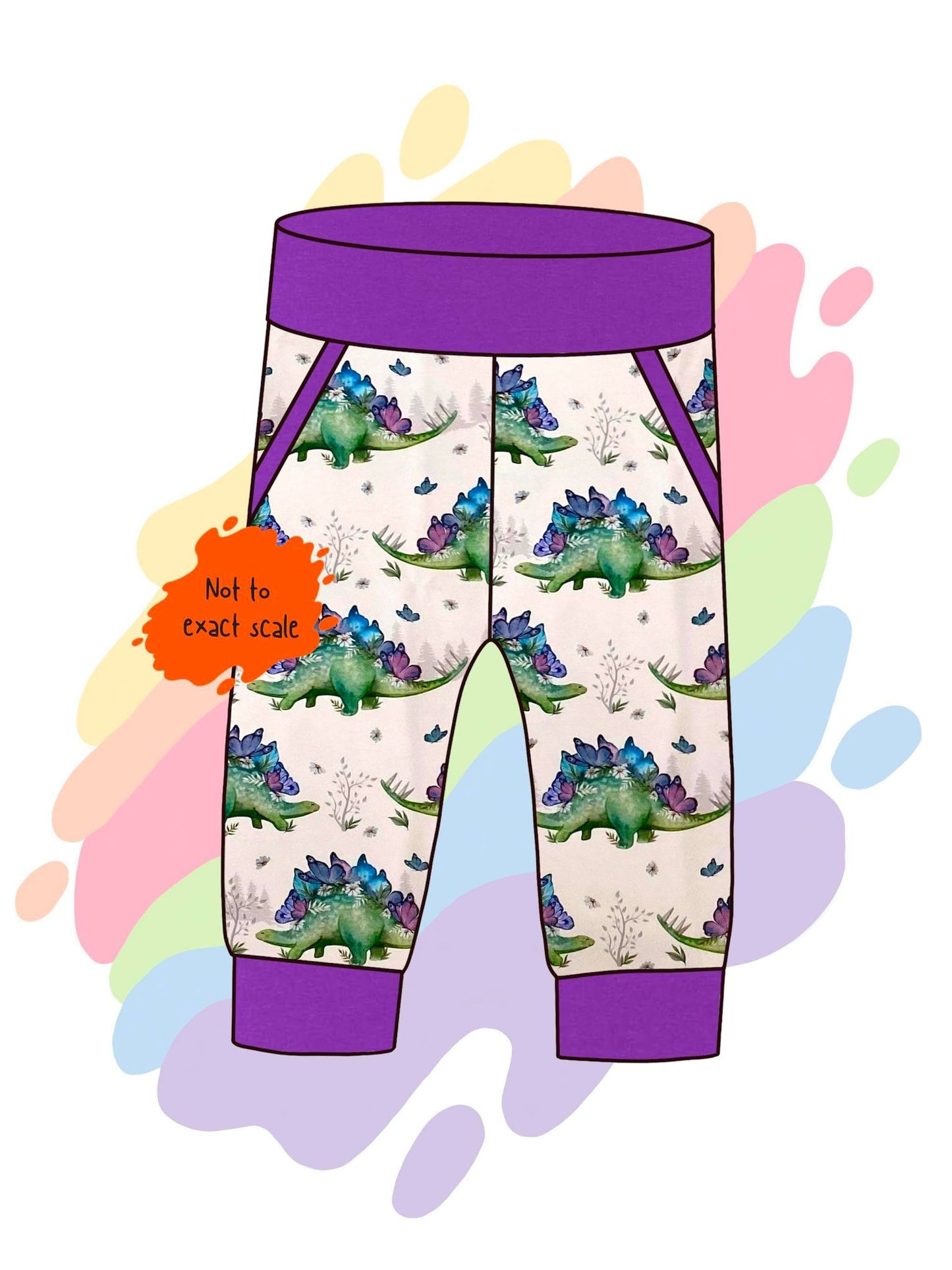 Dinosaur Flora - Joggers