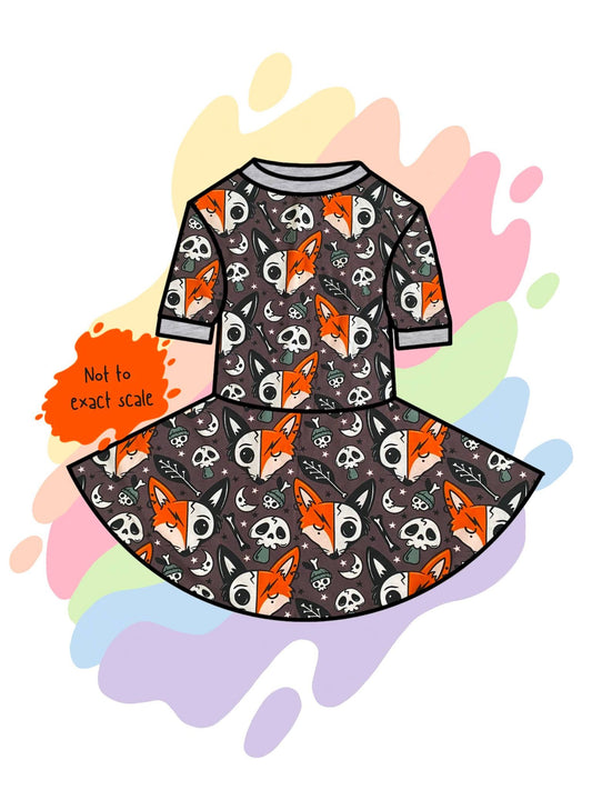 Fox skull - Spin dress