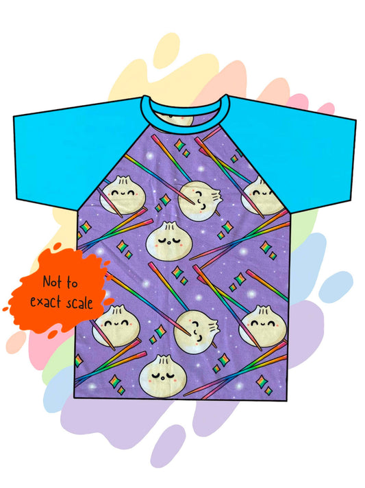 Steamed bun - Raglan T-Shirt