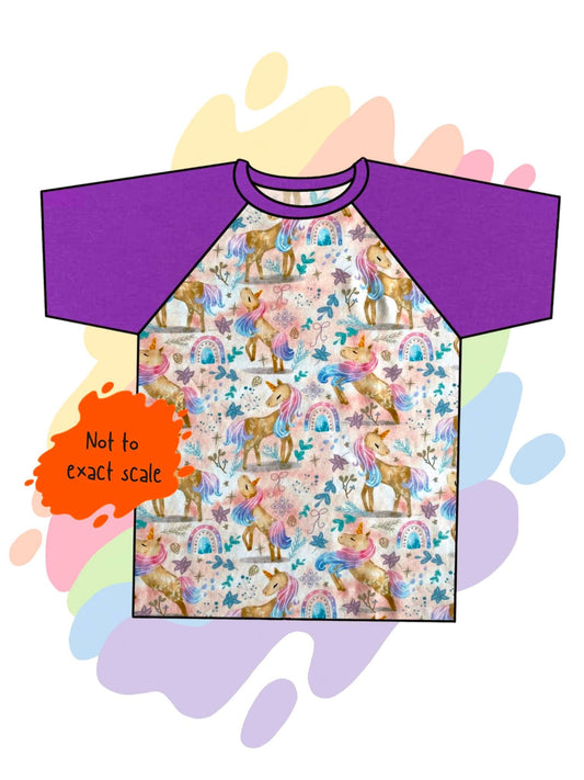 Unicorn dreams - Raglan T-Shirt