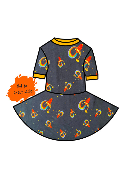 Rainbow rockets - Spin dress