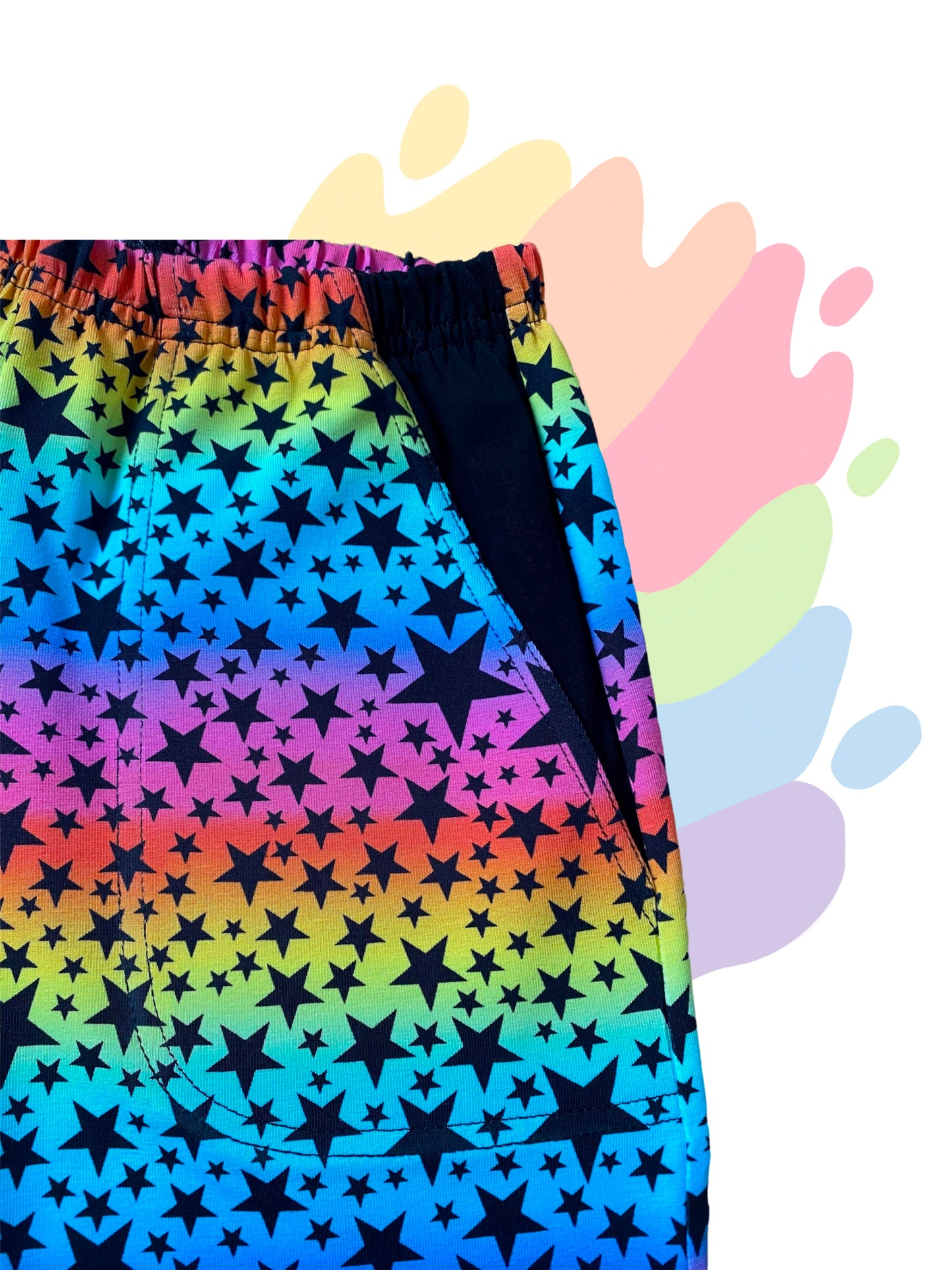 Rainbow stars - Shorts