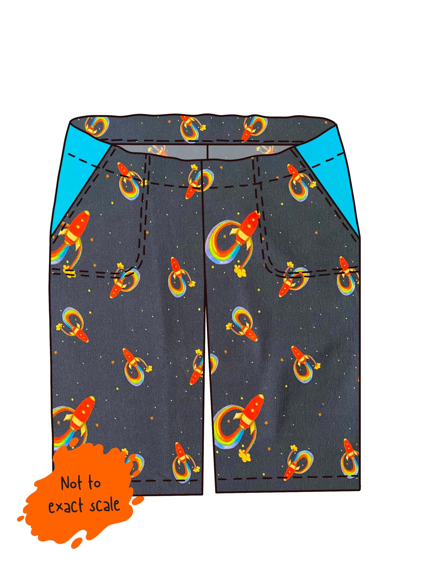 Rainbow rockets - Shorts