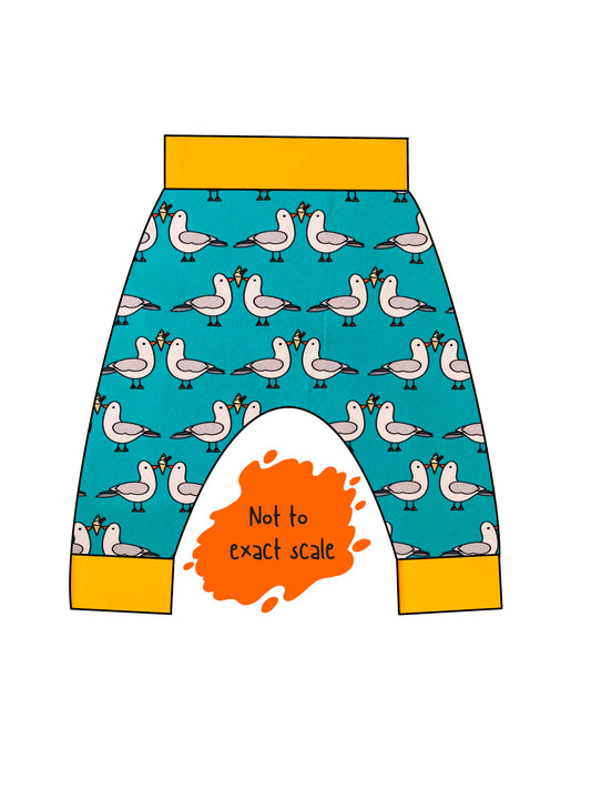 Ice cream seagulls - Harem pants